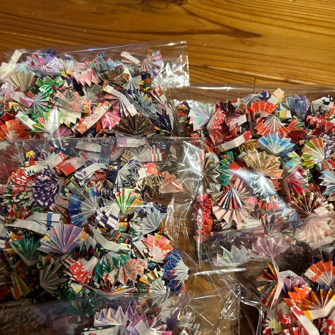 【マロン】1月分　和柄和紙の扇子　1000個