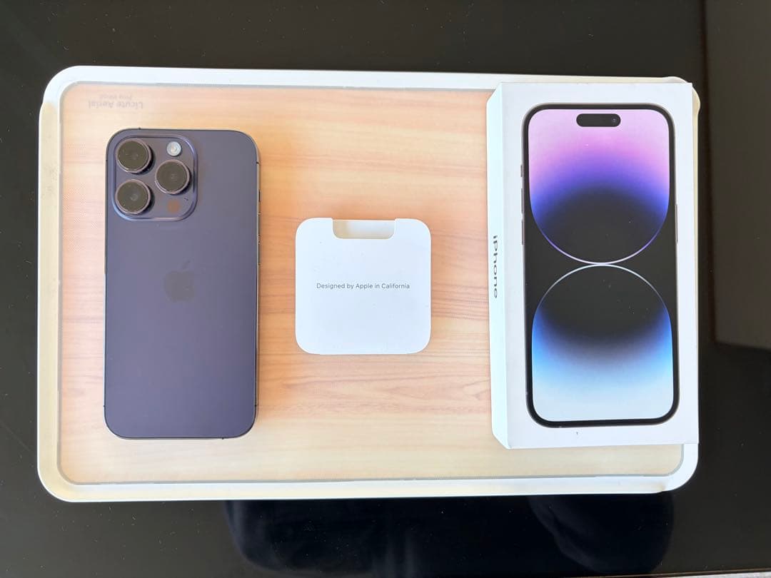 値下げ●美品●iPhone 14 Pro 256GB ディープパープル