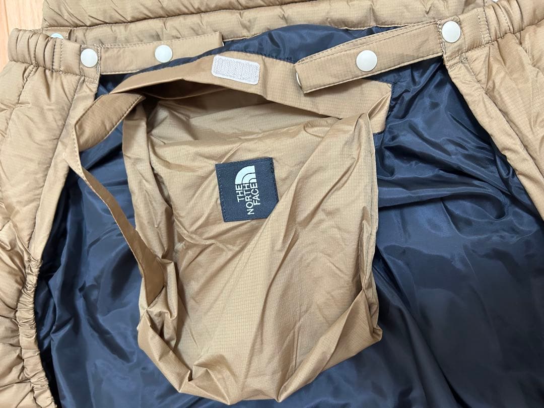 【新品】ザノースフェイス　ベビーシェルブランケット　抱っこ紐ケープ　ブラウン