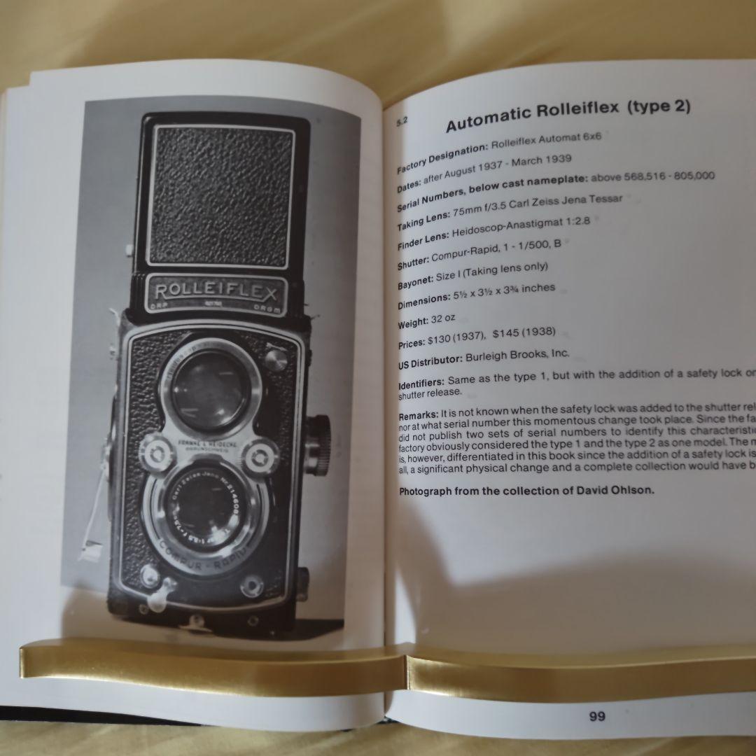 【希少本】ローライ　コレクターズ・ガイド Rollei cameras