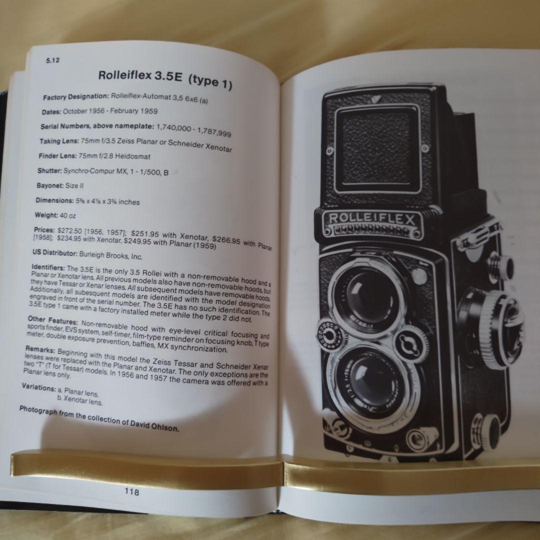 【希少本】ローライ　コレクターズ・ガイド Rollei cameras