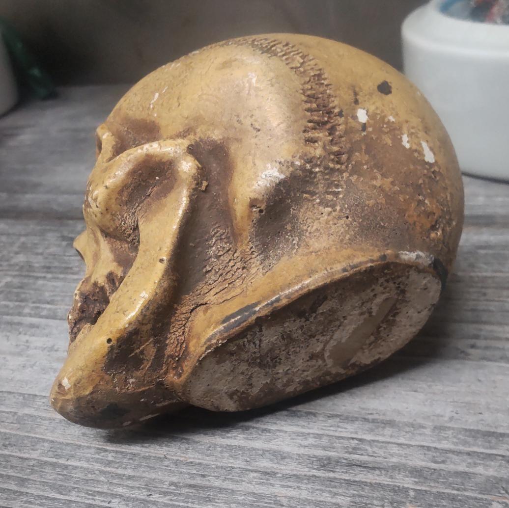 randotti ビンテージ　スカル　置物　ディズニー　髑髏　骸骨　義眼