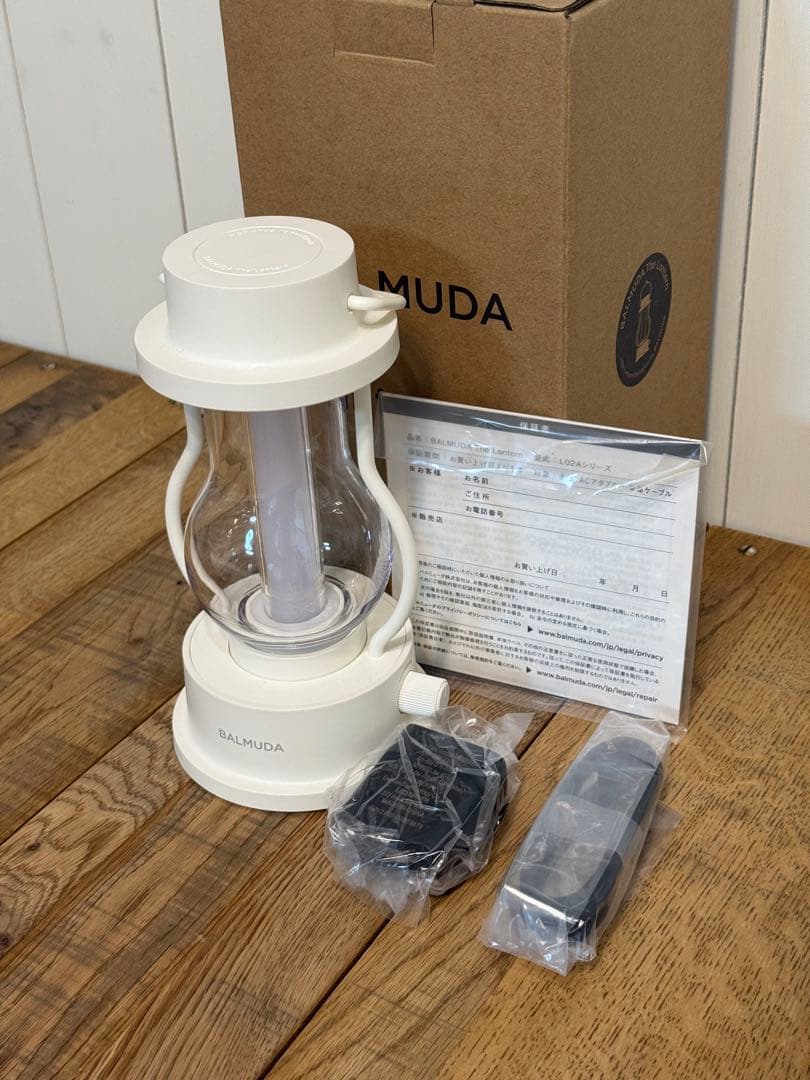 新品 バルミューダThe Lantern ホワイトL02A-WH