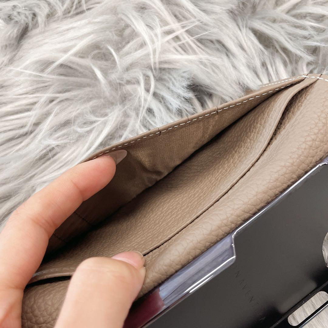 ボナベンチュラ iPhoneケース 14 ブラウン 手帳型 ★279