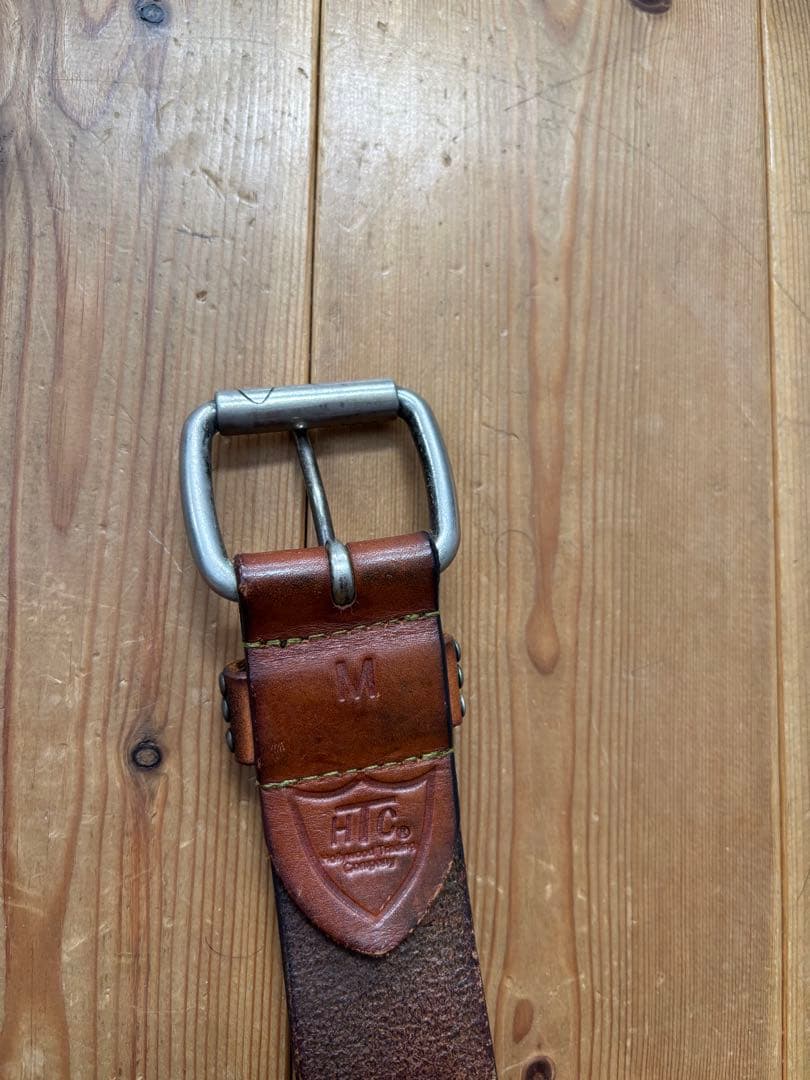 HTC スタッズラインストーンレザーベルト　M