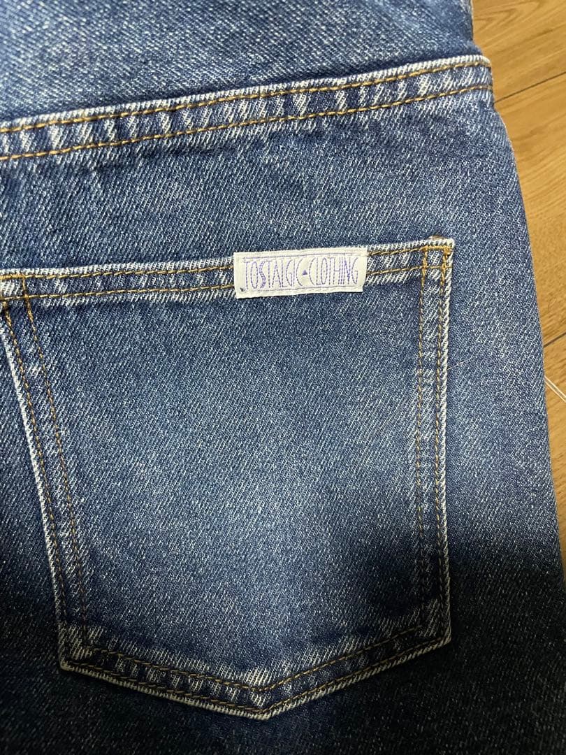 【美品】Tostalgicclothing denim pants/blue Ｍ