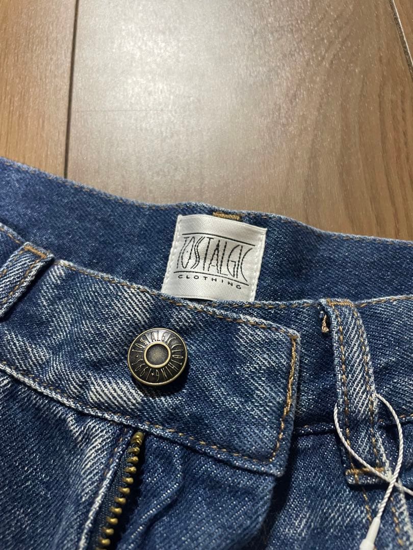 【美品】Tostalgicclothing denim pants/blue Ｍ