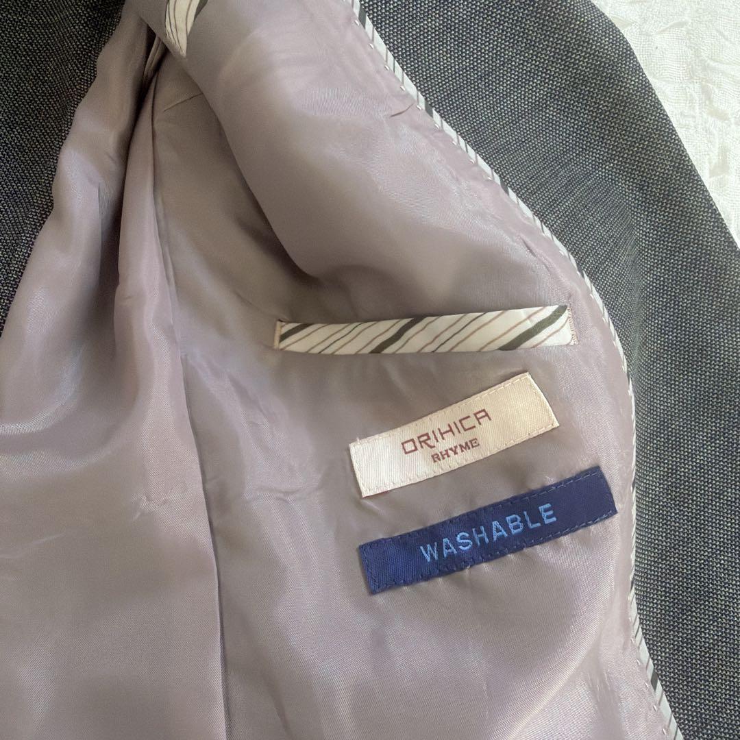 【オリヒカ】美品✨洗える セットアップスーツ 3点 ジャケット スカート パンツ