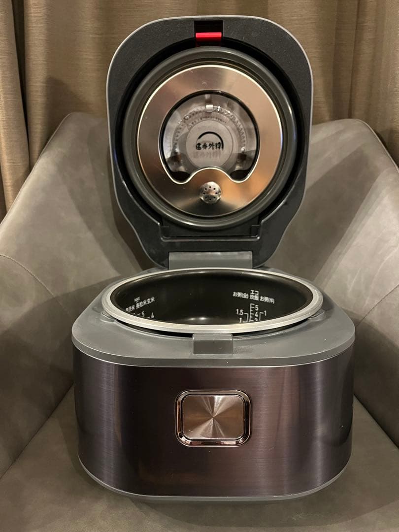 T-fal遠赤外線IH炊飯器ザライス　メタリックRK880CP【5.5合／IH】