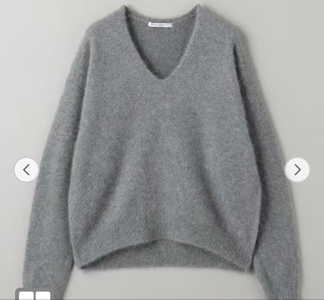 BEAUTY&YOUTH フォックスカシミヤブレンド Vネックニット