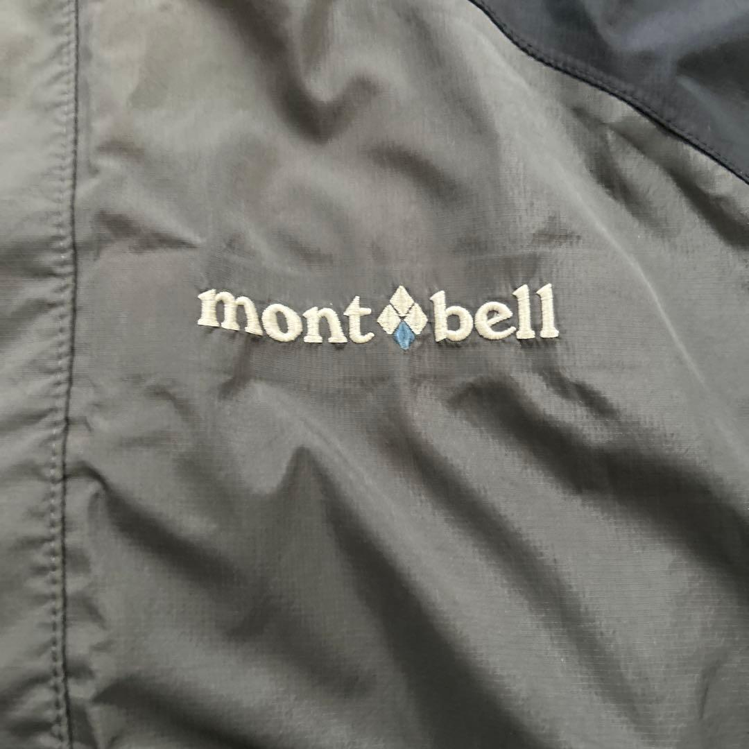 破格　mont-bell シェルジャケット M グレー/ブラック