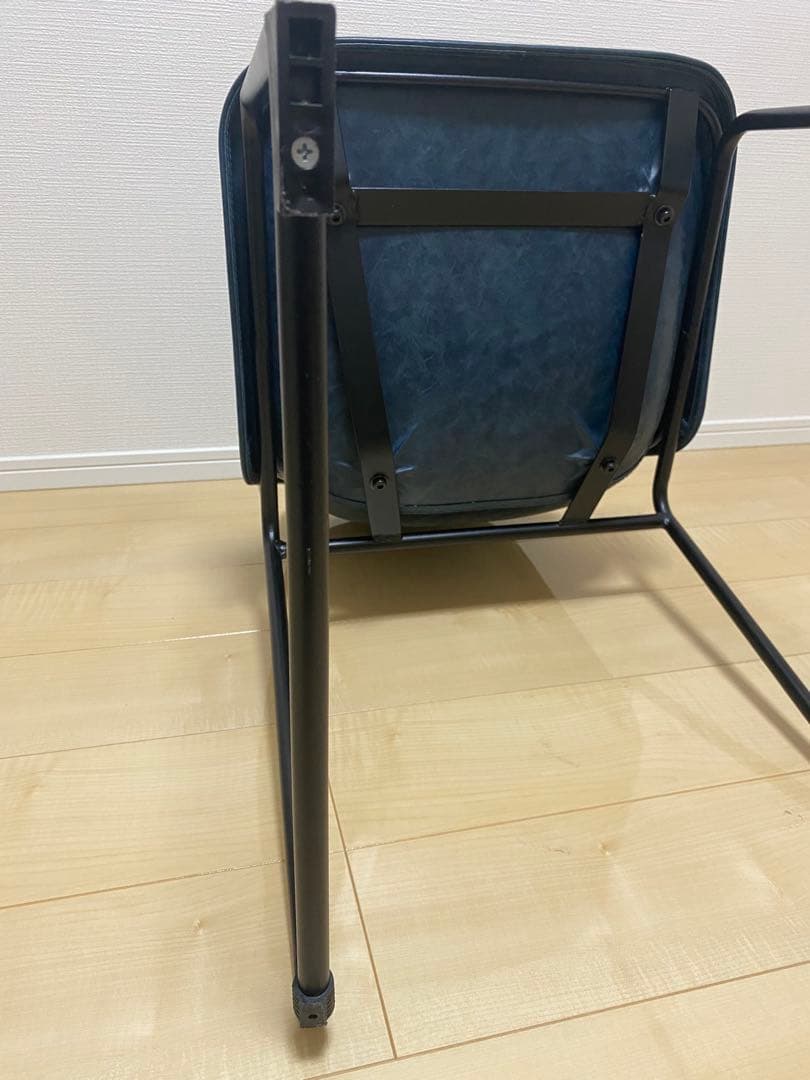 クラッシュゲート ログ ダイニング　チェア ヴィンテージ ブルー