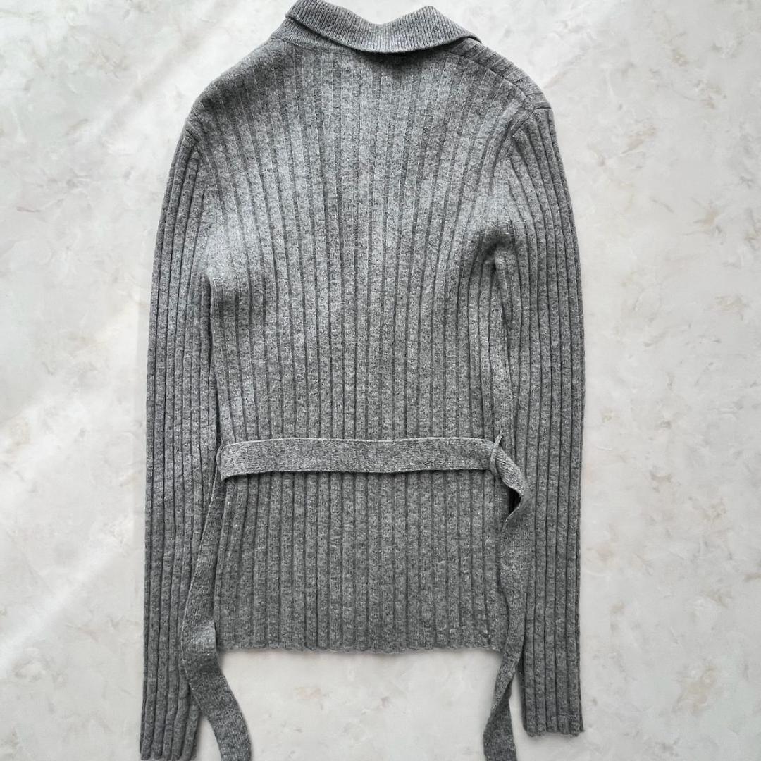 DRIES VAN NOTEN　ベルト付きカーディガン　ジャケット　ニット S