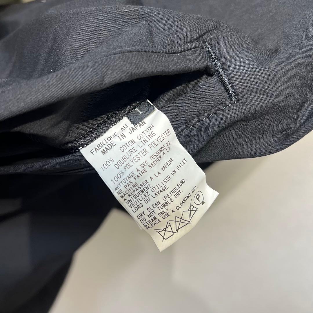 希少 ワイズ 上質 ワッシャー シワ加工 ダブルガンパッチ チェスターコート 1