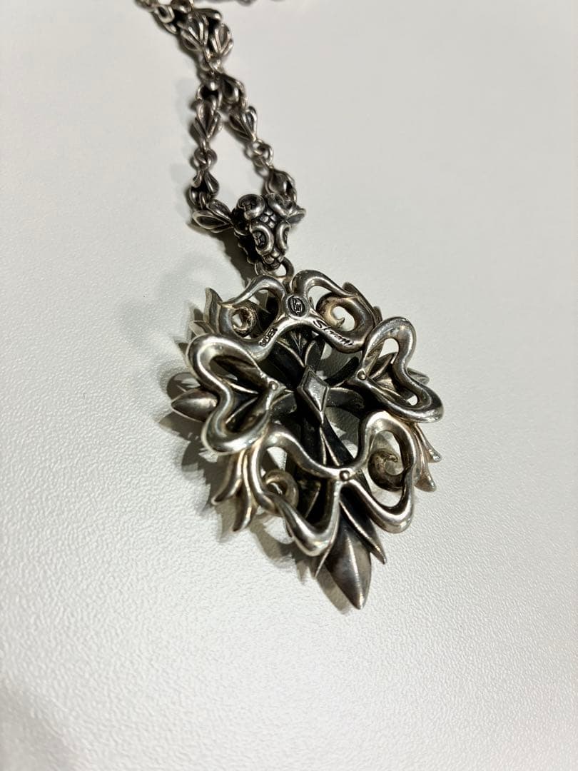 ブラッディマリーアンドロメダペンダントトップ+マーメイドチェーン(50cm)