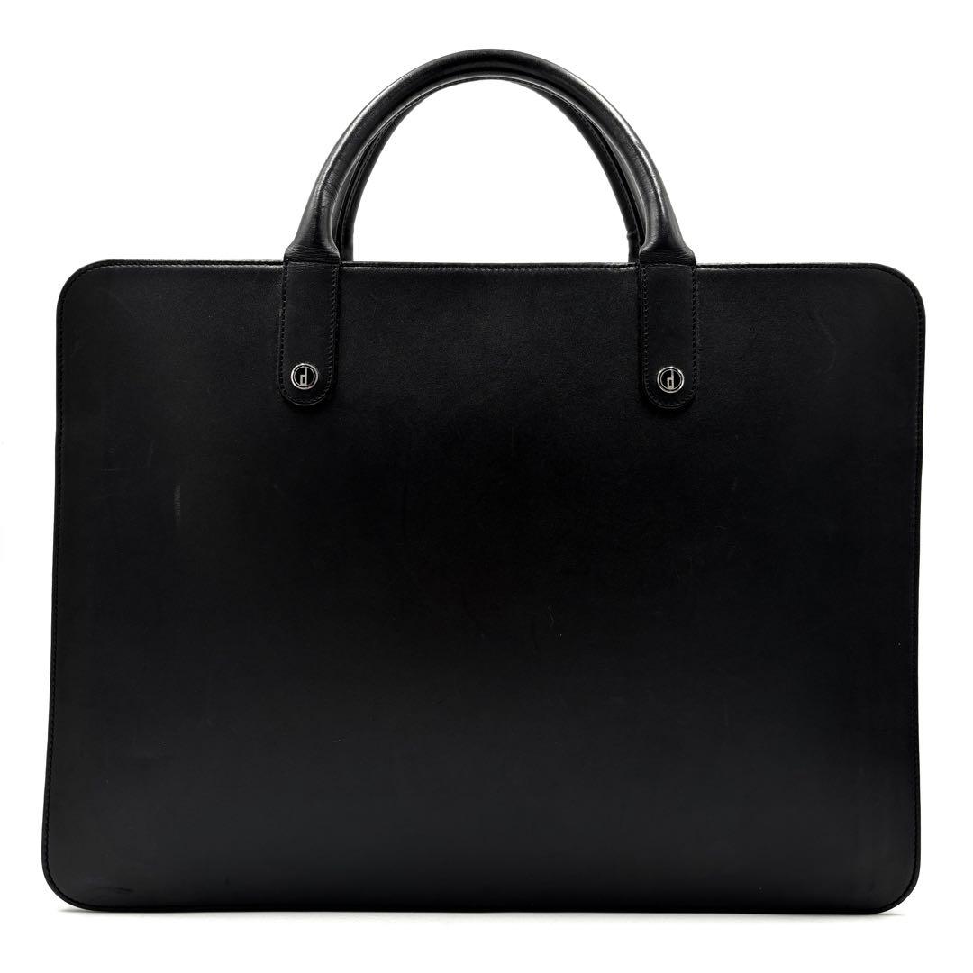 美品 ダンヒル センチュリーマン ビジネスバッグ ブリーフケース レザー 黒