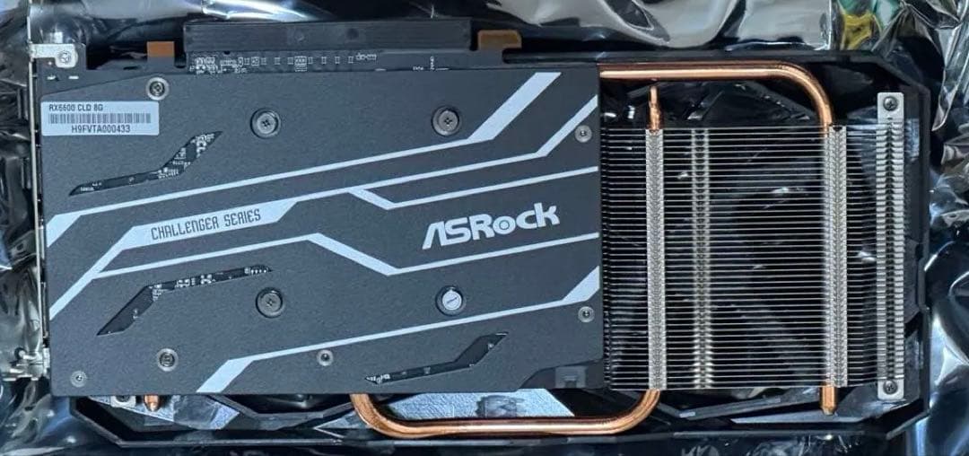AMD Asrock Radeon rx6600 8GBメモリ