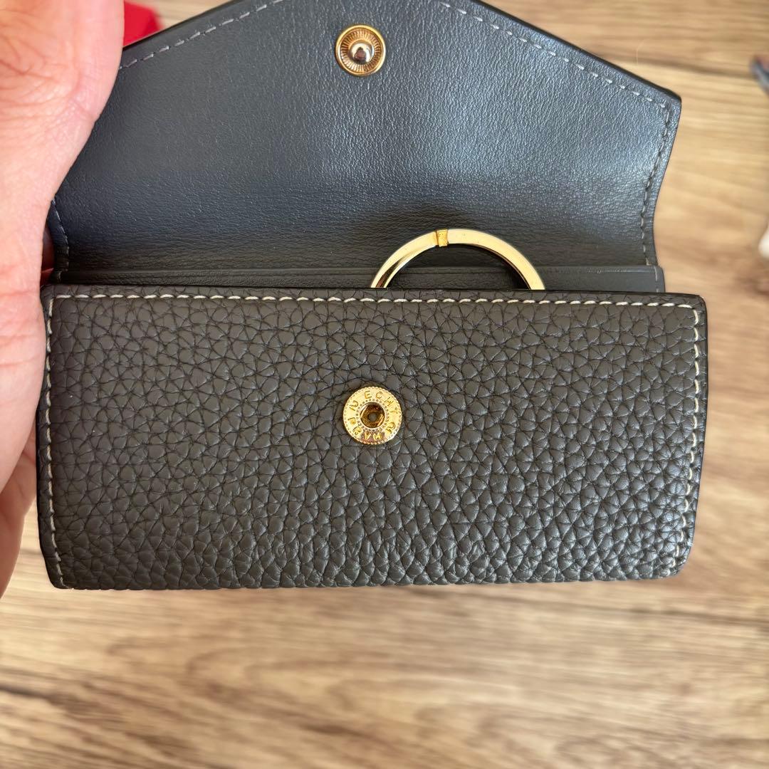 ボナベンチュラ　キーケース　グレー　レザーキーケース BONAVENTURA