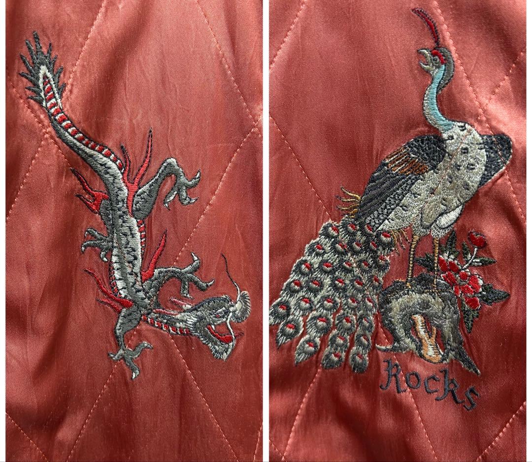 OZONE ROCKS オゾンロックス リバーシブル スカジャン 和柄 刺繍