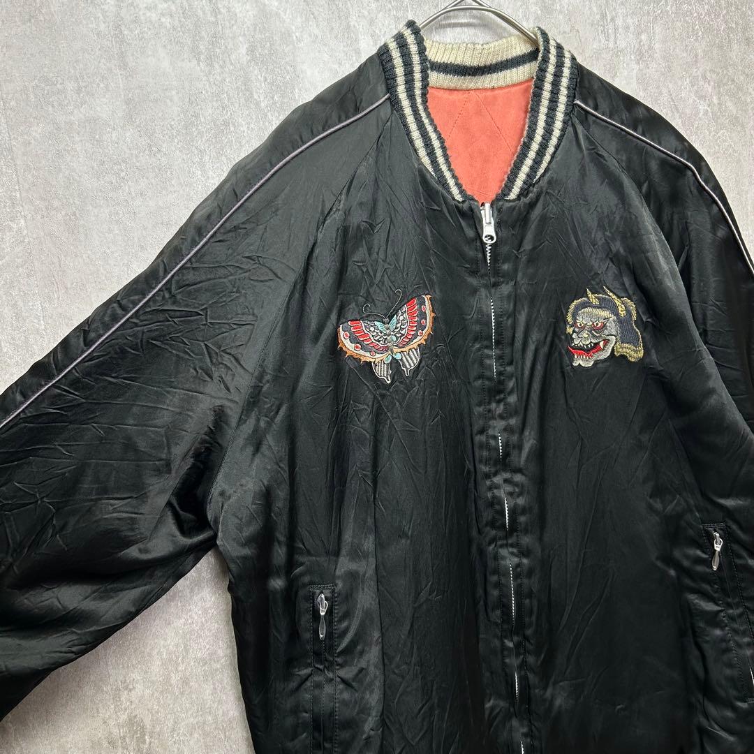 OZONE ROCKS オゾンロックス リバーシブル スカジャン 和柄 刺繍