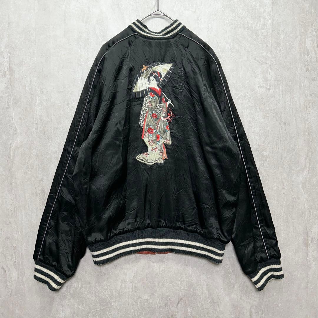 OZONE ROCKS オゾンロックス リバーシブル スカジャン 和柄 刺繍