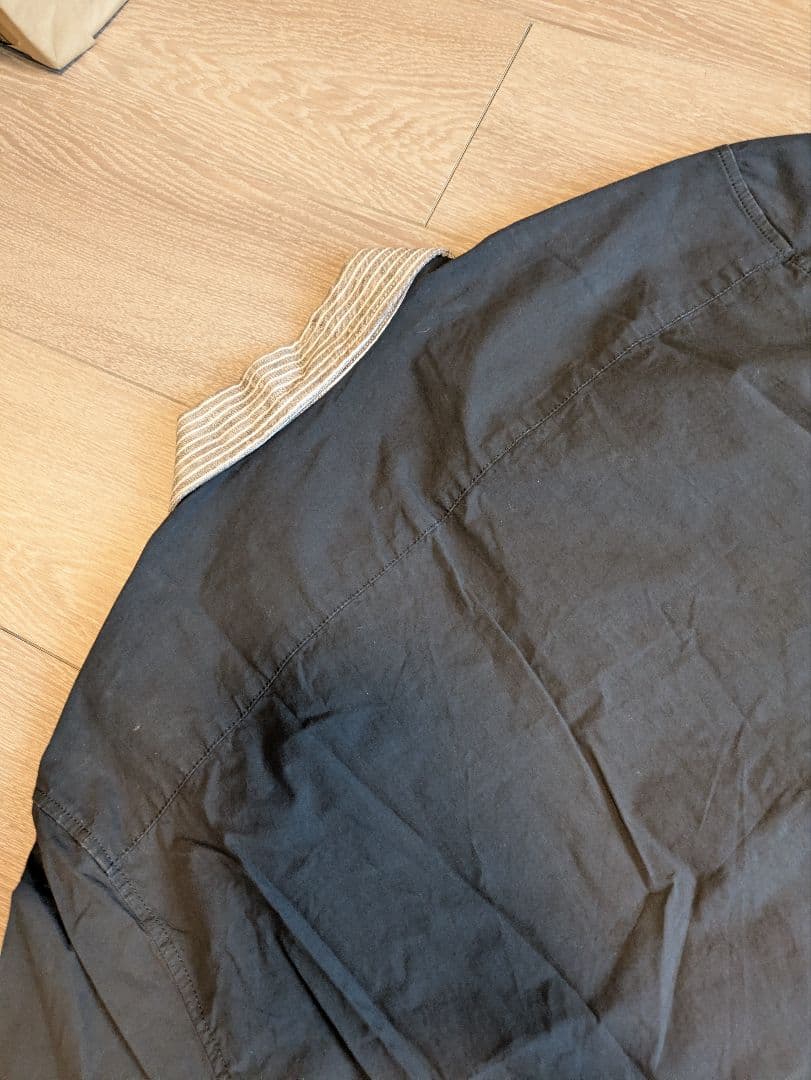 ラフシモンズ ブラック半袖シャツ 50