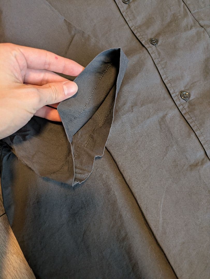 ラフシモンズ ブラック半袖シャツ 50