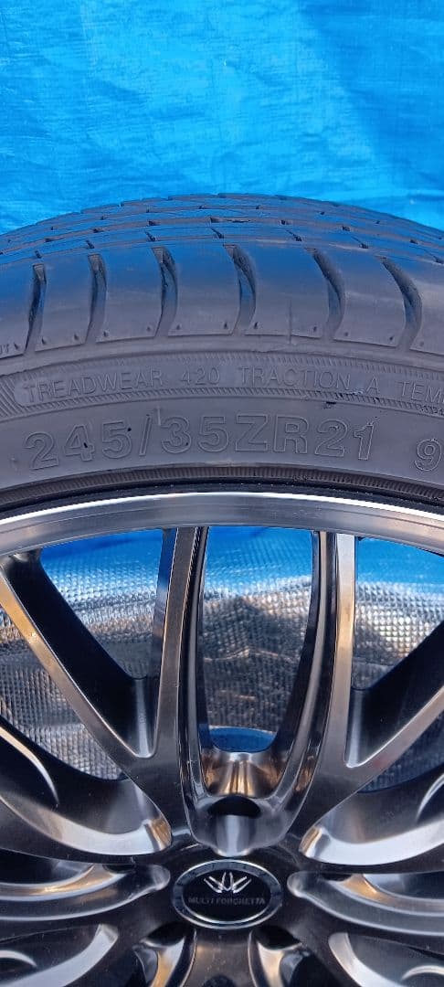 ロクサーニ マルチフォルケッタ　MS3 21インチ タイヤホイール4本セット