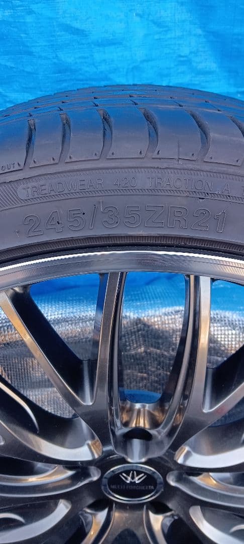 ロクサーニ マルチフォルケッタ　MS3 21インチ タイヤホイール4本セット