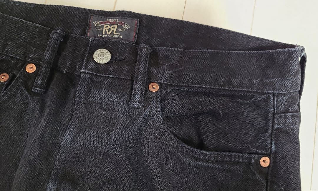 RRL ダブルアールエル ブラックデニム USA製