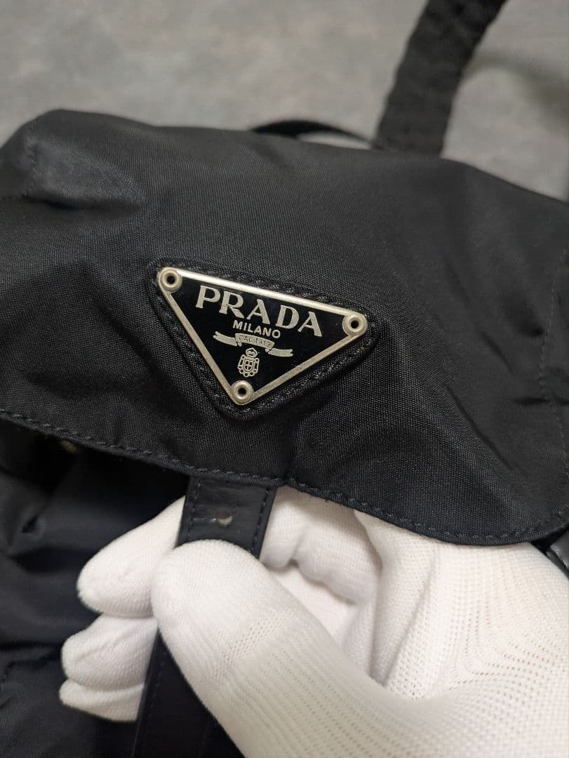 PRADA プラダ バックパック ナイロンリュック　ブラック
