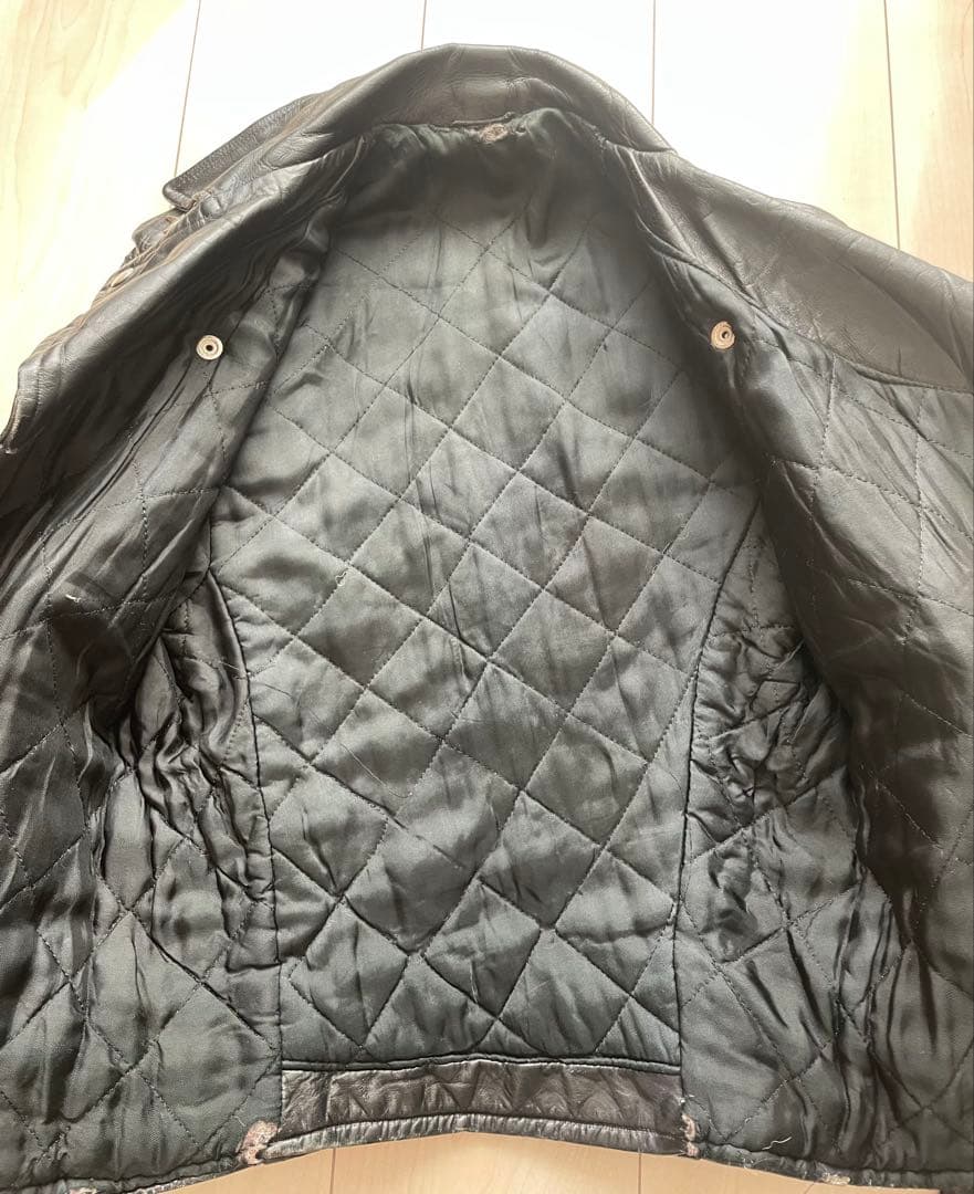 50s ビンテージ　レザーライダースジャケット