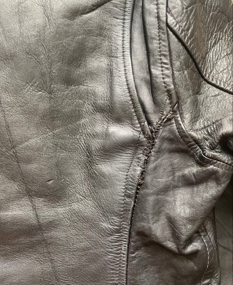 50s ビンテージ　レザーライダースジャケット