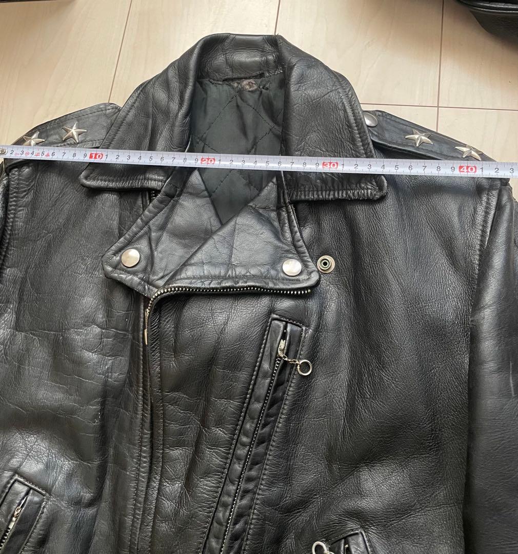 50s ビンテージ　レザーライダースジャケット