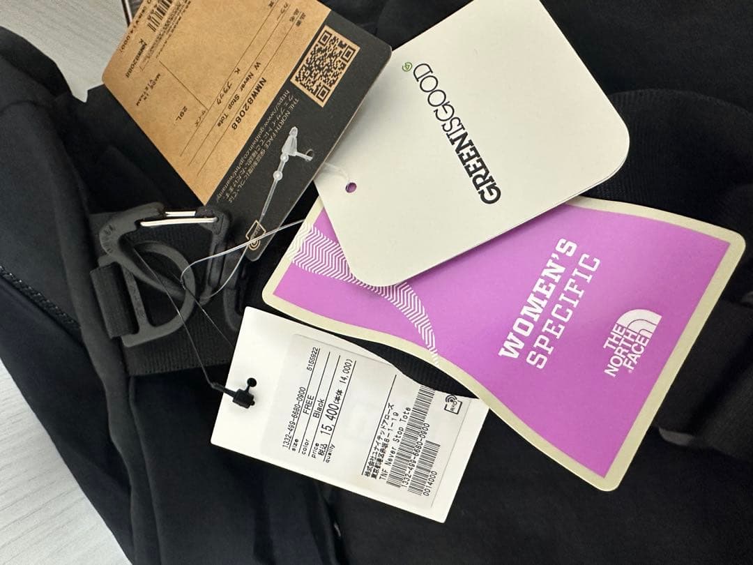 THE NORTH FACE ブラックトートバッグ