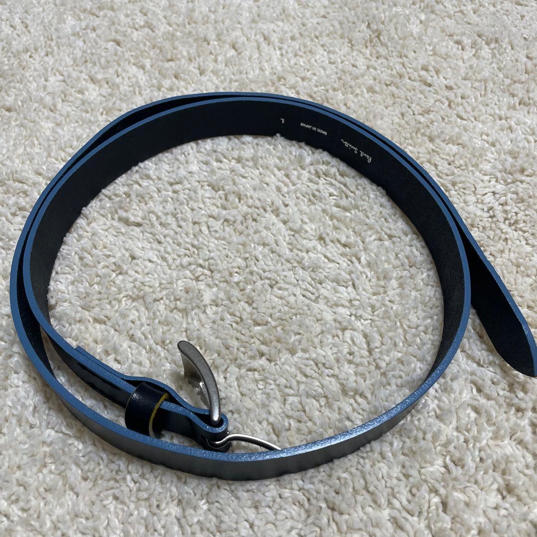 ほぼ未使用！ポールスミス　カラードエッジ　ベルト　スリム