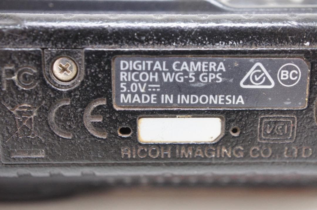 ☆実用中古品☆RICHO WG-5 GPS 防水カメラ オレンジ☆動作確認済☆