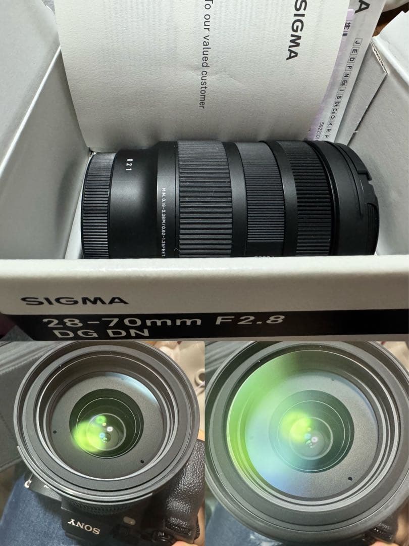 美品　SIGMA 28-70mm F2.8 DG DN SONY
