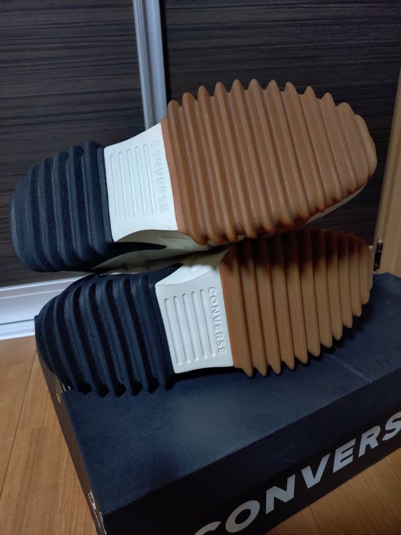 ♥nijikuru様コンバース　ランスターモーション 27センチ　ホワイト　ガム