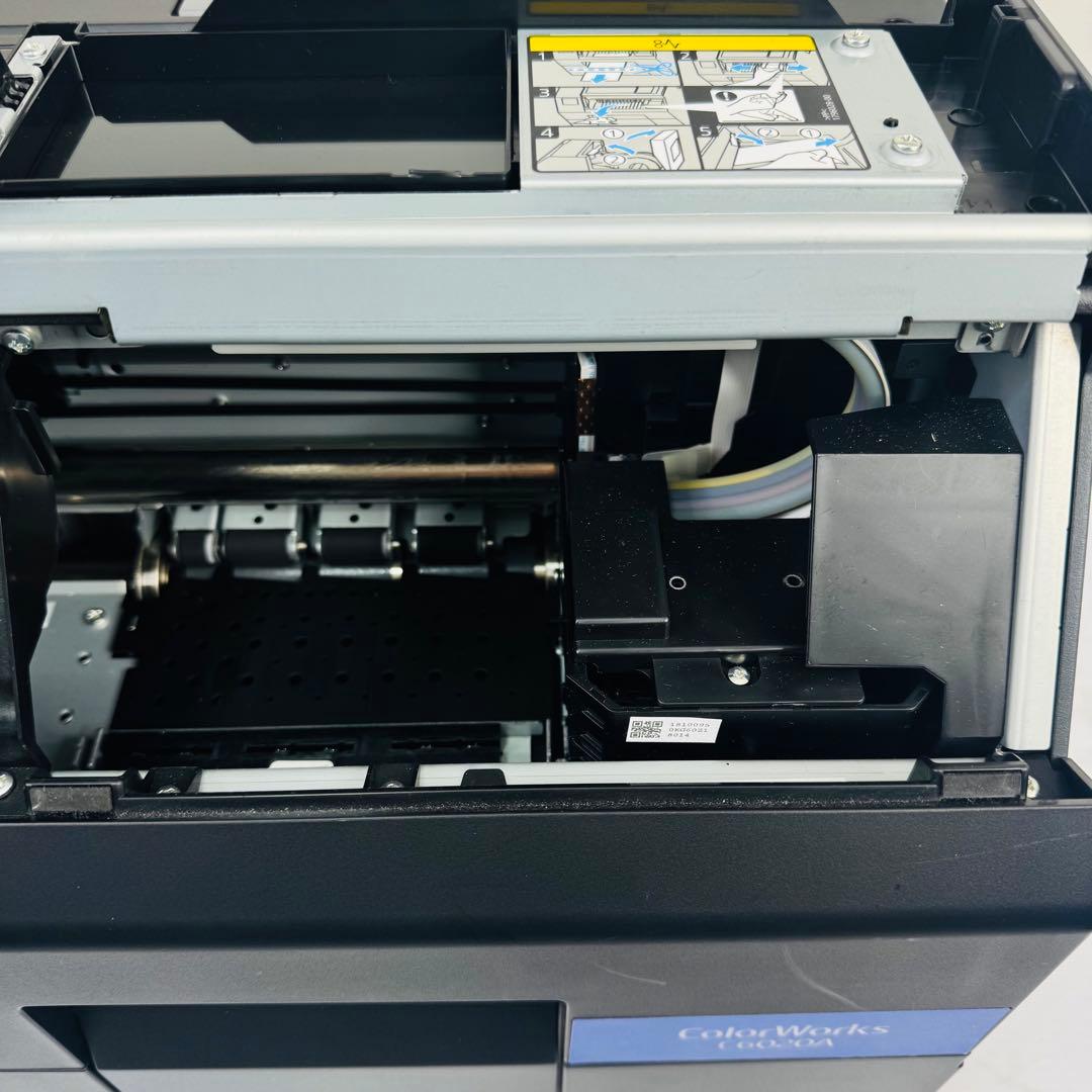 EPSON　CW-C6020A　業務用　カラーラベルプリンター　オートカッター