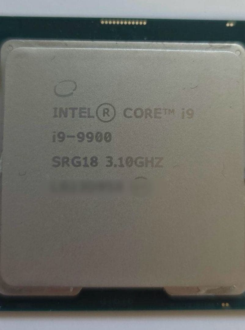 【動作確認済】CPU Intel Core i9-9900