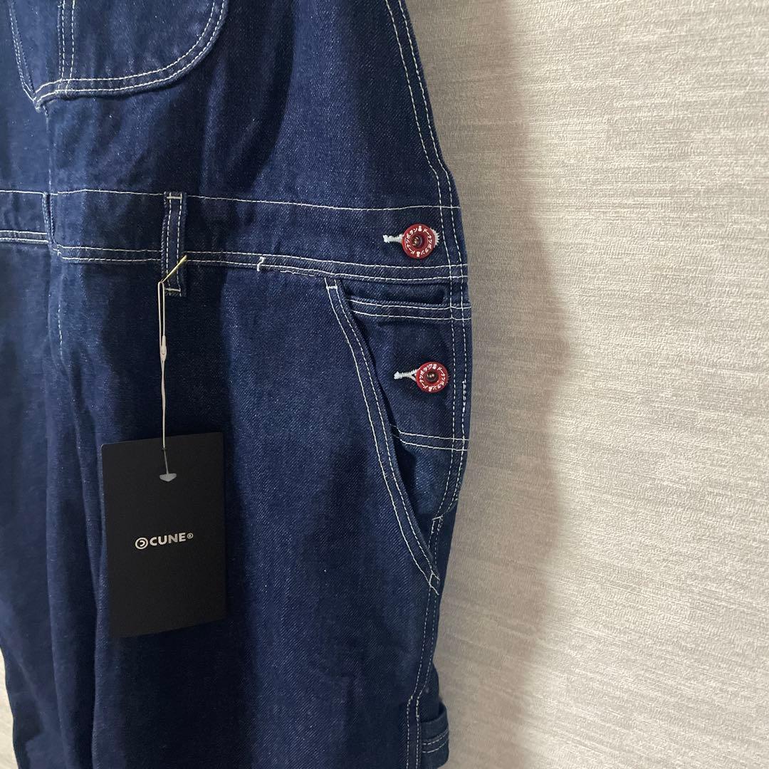 CUNE ダークブルー オーバーオール