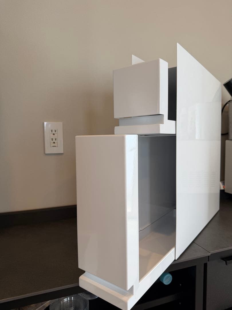 山崎実業(Yamazaki) 隠せる 調味料ラック 2段 ホワイト