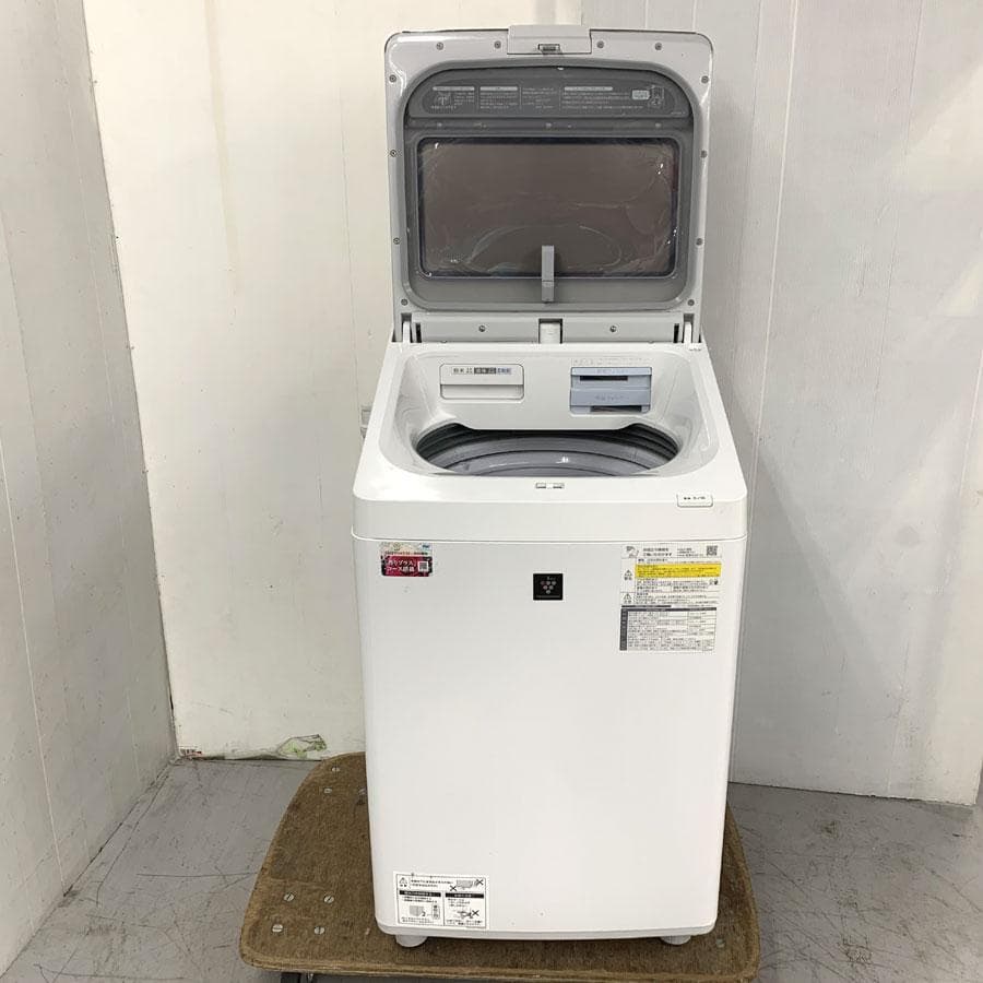 シャープ 縦型洗濯乾燥機 ES-PW8E-N 洗濯8.0kg 乾燥4.5kg