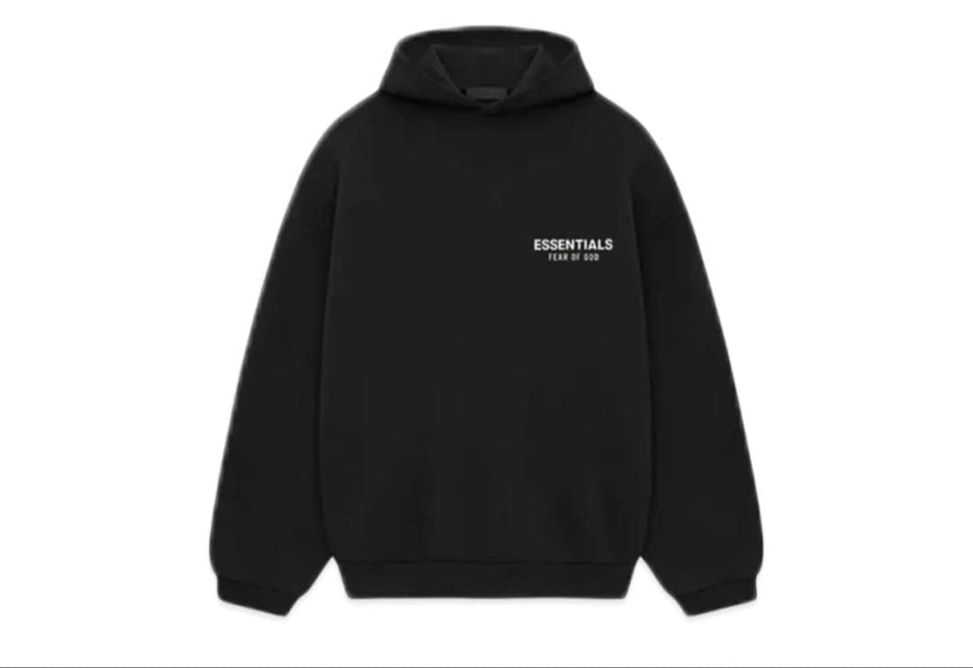 ESSENTIALS FEAR OF GOD ブラックフーディ