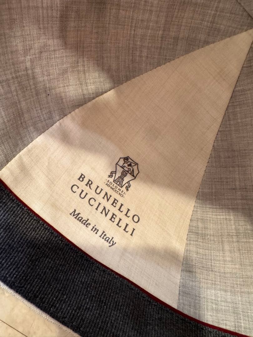 【新品未使用】BRUNERO CUCINELLI コットンキャップベージュ L