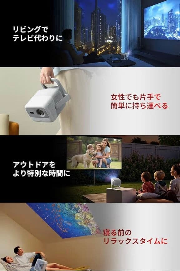 ⭐️新品未使用 ⭐️JMGO N1S 4K 3色レーザー プロジェクター