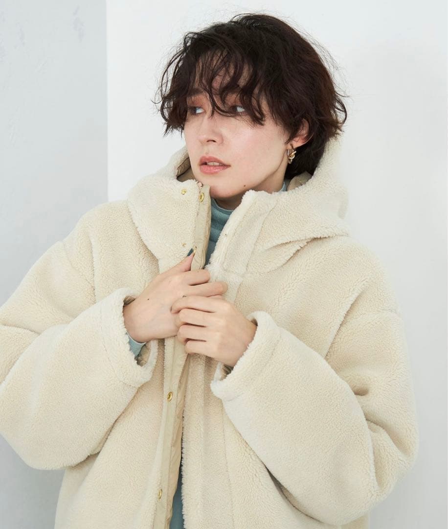 NOLLEY'S ×TAION ダイヤキルト×ボアロングダウン(リバーシブル)