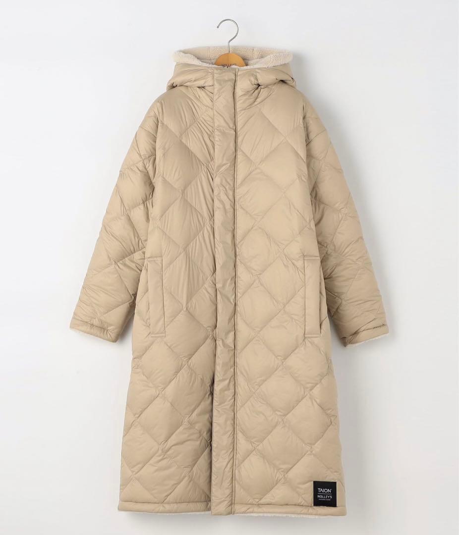 NOLLEY'S ×TAION ダイヤキルト×ボアロングダウン(リバーシブル)