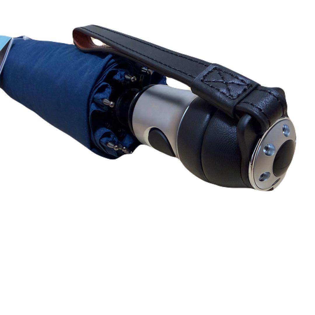 DAVEK SOLO ネイビー 高級 折りたたみ傘 自動開閉　未使用